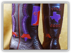 Showcasing our history with our 40th anniversary boots